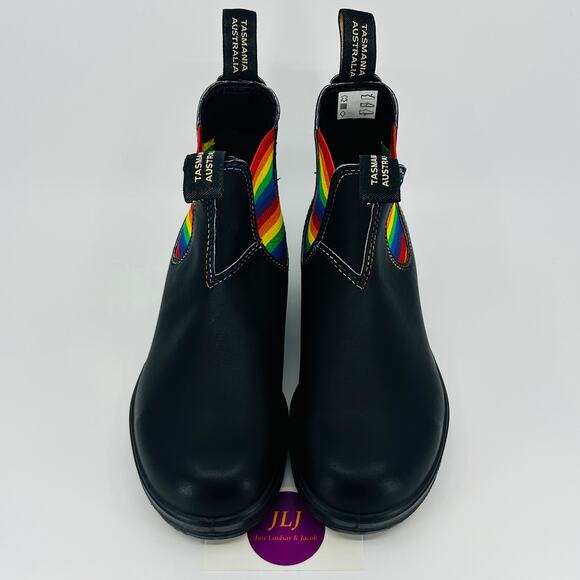 Blundstone 2105 Rainbow Black Leather Chelsea Boots Size 4.5 UK/ 7.5 US Women's - Picture 3 of 11